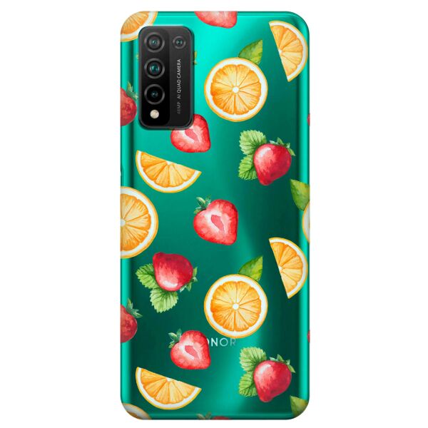 

Прозрачный силиконовый чехол iSwag для Huawei Honor 10x Lite с рисунком - Фруктовый дизайн (KS10745)