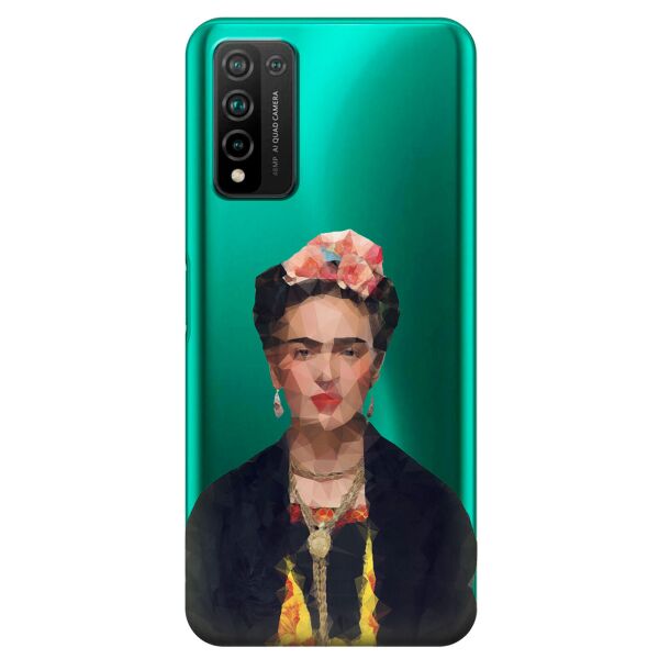 

Прозрачный силиконовый чехол iSwag для Huawei Honor 10x Lite с рисунком - Фрида Кало (KS10767)