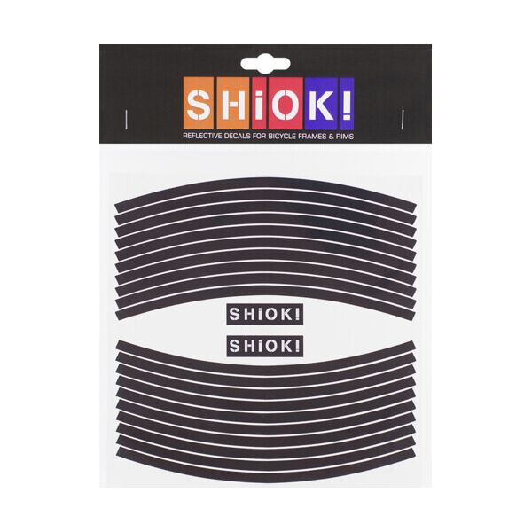 

Наклейки светоотражающие Schiok! на обод велосипеда черные