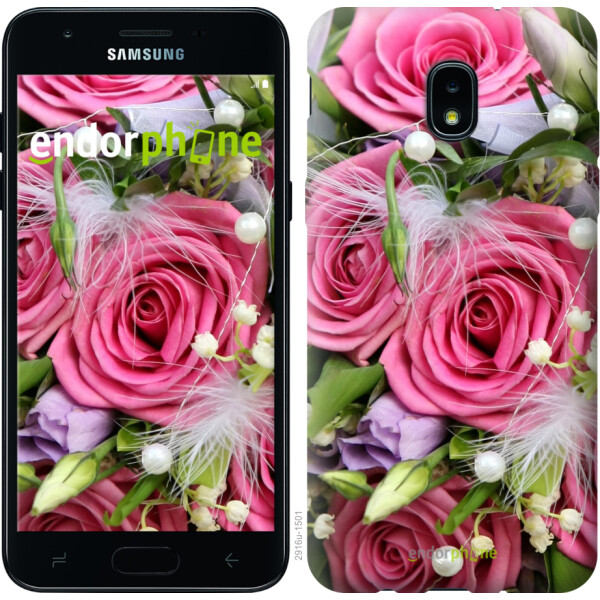 

Чехол на Samsung Galaxy J3 2018 Нежность 2916u-1501, Силикон