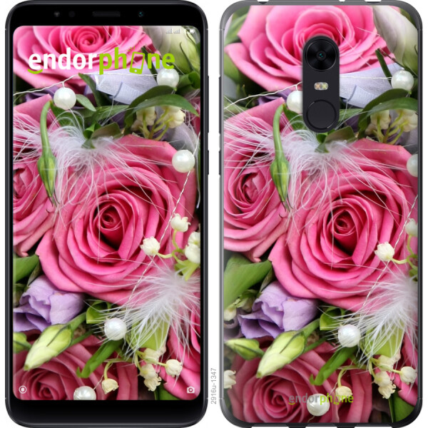 

Чехол на Xiaomi Redmi 5 Plus Нежность 2916t-1347, 2D пластик