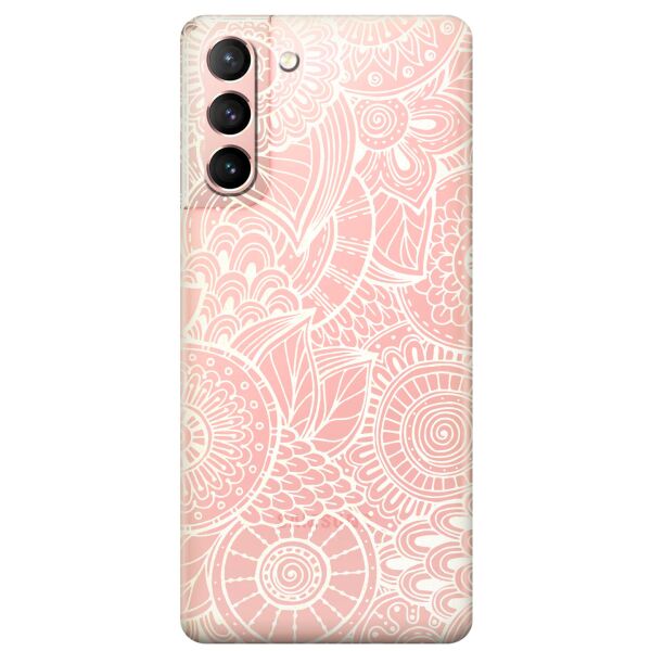 

Прозрачный силиконовый чехол iSwag для Samsung Galaxy S21 с рисунком - Золотая мандала (KS10857)