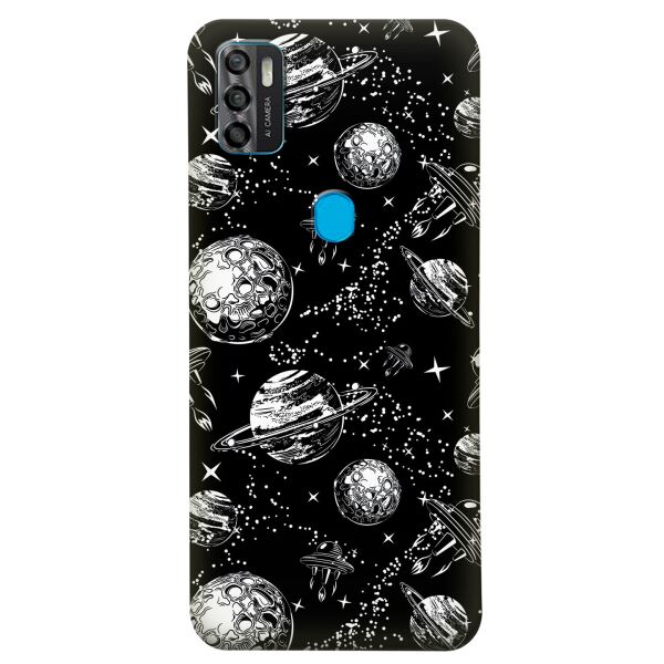

Черный силиконовый чехол iSwag для ZTE Blade A7s 2020 с рисунком - Космос (KS11088)