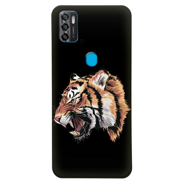 

Черный силиконовый чехол iSwag для ZTE Blade A7s 2020 с рисунком - Тигр (KS11138)