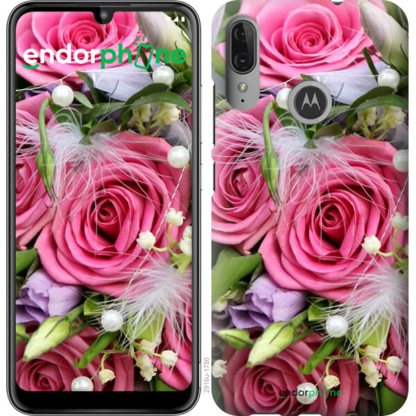 

Чехол на Motorola Moto E6 Plus Нежность 2916u-1780, Силикон