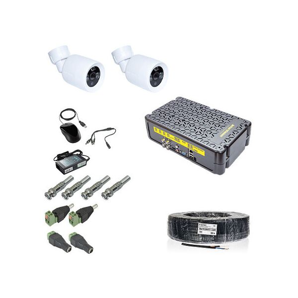 

Комплект видеонаблюдения из 2-х камер InterVision KIT-5MP-2CR