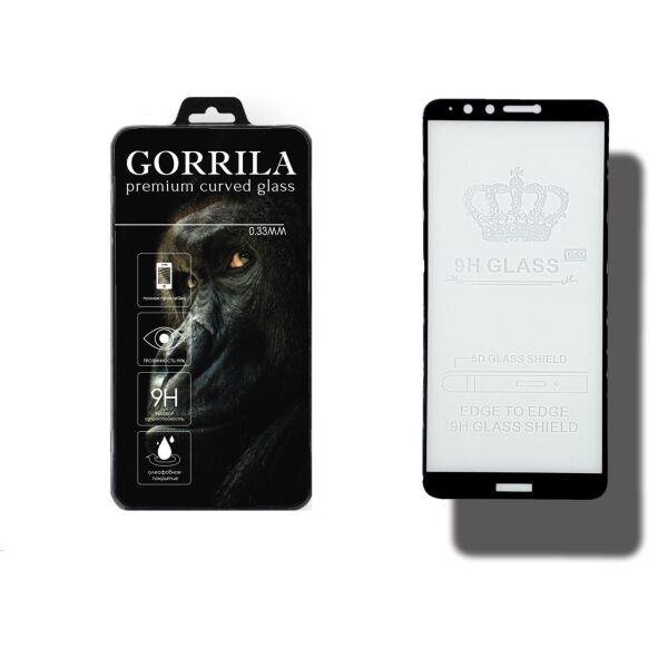 

Защитное стекло GORRILA для Huawei Y9 2018 Black (GA_7218389)