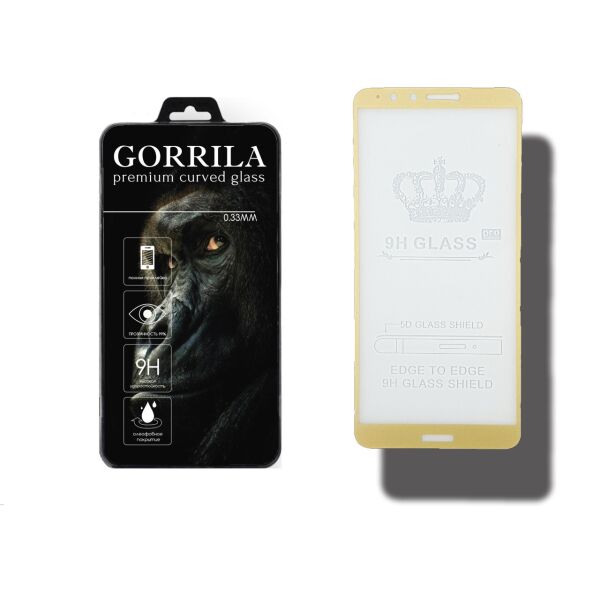 

Защитное стекло GORRILA для Huawei Y9 2018 Gold (GA_7218390)