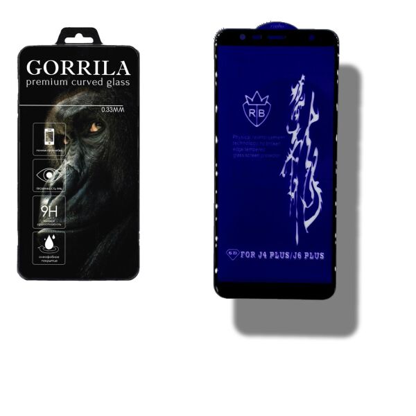 

Защитное стекло GORRILA для Samsung J4 Plus 2018 | J6 Plus 2018 | J415F | J610F Black (GA_7218414)