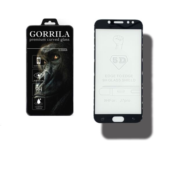 

Защитное стекло GORRILA для Samsung J7 2017 | J7 Pro | J730 Black (GT_36120014)