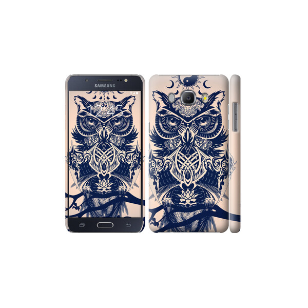 

Чехол на Samsung Galaxy J5 (2016) J510H Узорчатая сова 4000c-264, Пластик глянцевый