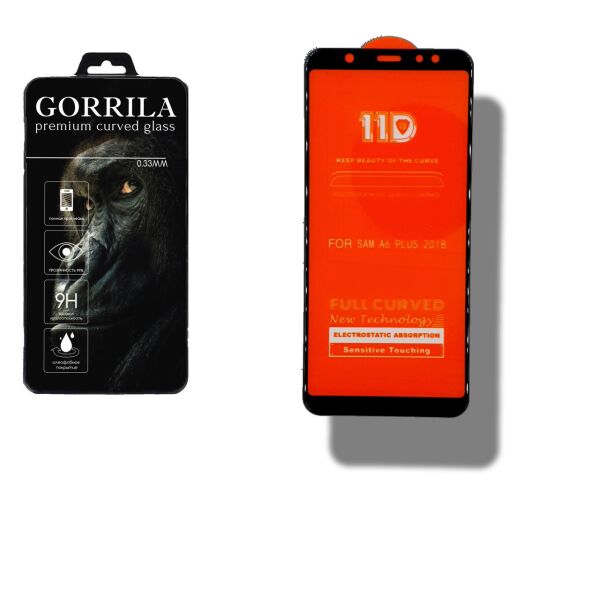 

Защитное стекло GORRILA для Samsung А6 Plus 2018 | A605 Black (GA_7218696)