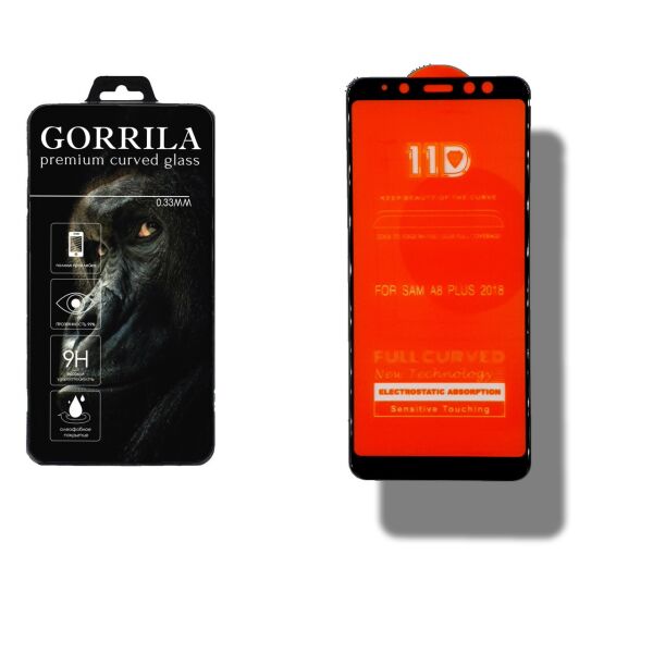 

Защитное стекло GORRILA для Samsung А8 Plus 2018 | A730 Black (GA_7218698)