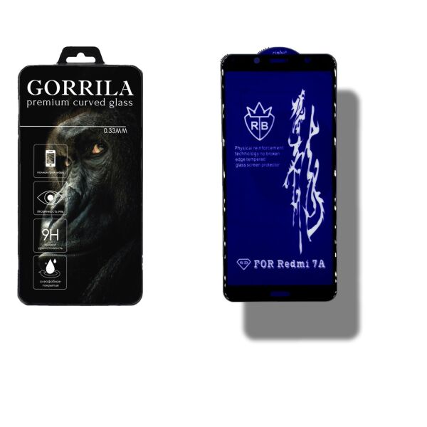 

Защитное стекло GORRILA для Xiaomi Redmi 7A Black (GA_7218763)