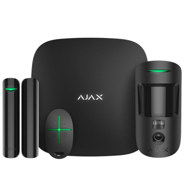 

Комплект охранной сигнализации Ajax StarterKit Cam Plus Black