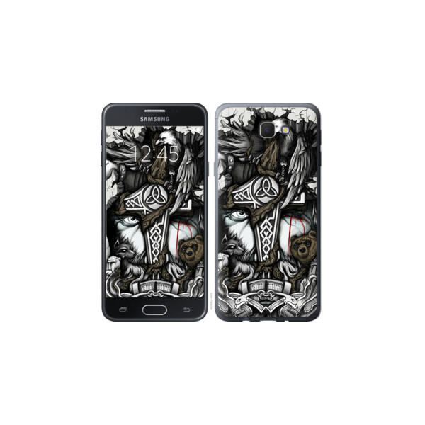 

Чехол на Samsung Galaxy J5 Prime Тату Викинг 4098u-465, Силикон
