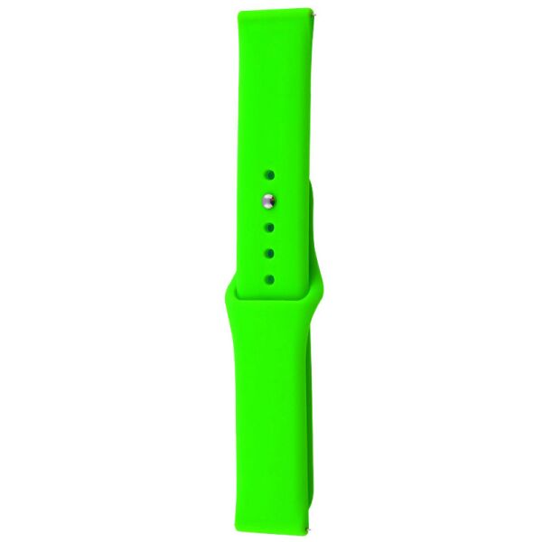 

Силиконовый ремешок Sport для Xiaomi Amazfit/Samsung 20 mm Салатовый/Neon green (162974)
