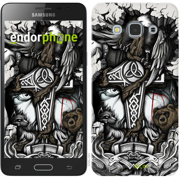 

Чехол на Samsung Galaxy J3 Pro Тату Викинг 4098u-840, Силикон