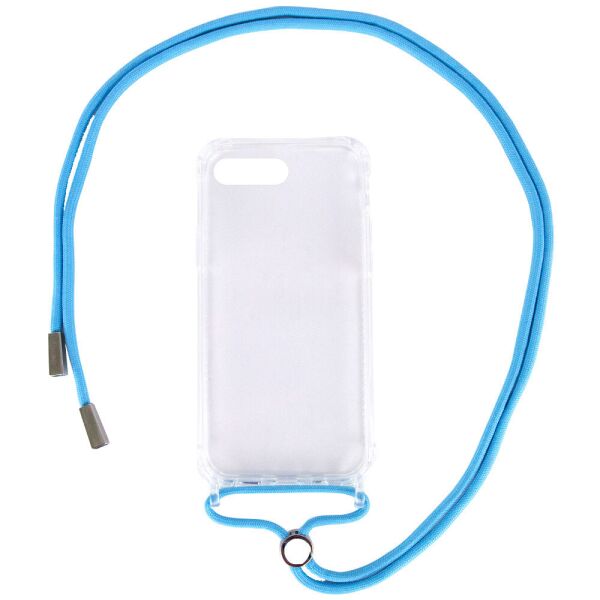 

Чехол TPU Crossbody Transparent для Apple iPhone 8 plus (5.5'') Голубой (160083)