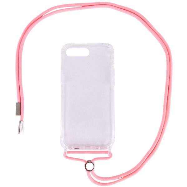 

Чехол TPU Crossbody Transparent для Apple iPhone 8 plus (5.5'') Розовый (160092)