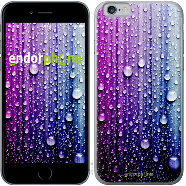 

Чехол на iPhone 6 Капли воды 3351t-45, 2D пластик