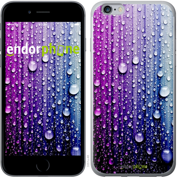 

Чехол на iPhone 6 Plus Капли воды 3351u-48, Силикон