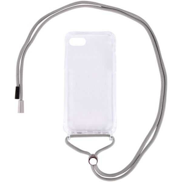 

Чехол TPU Crossbody Transparent для Apple iPhone 7 (4.7'') Серый (160076)