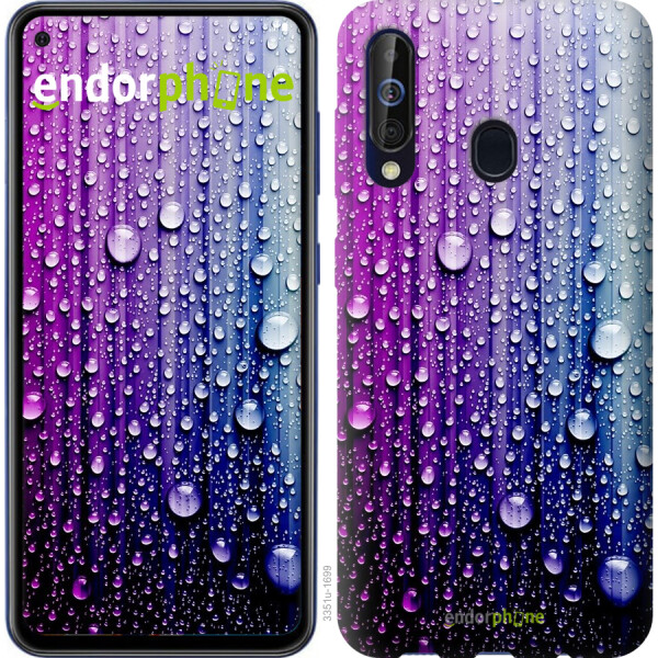 

Чехол на Samsung Galaxy A60 2019 A606F Капли воды 3351u-1699, Силикон