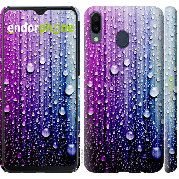 

Чехол на Samsung Galaxy M20 Капли воды 3351m-1660, Пластик матовый
