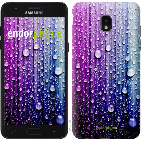

Чехол на Samsung Galaxy J7 2018 Капли воды 3351u-1502