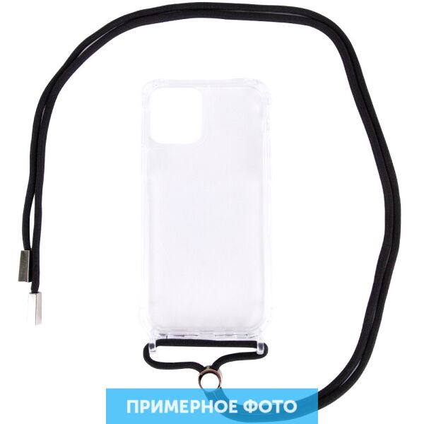 

Чехол TPU Crossbody Transparent для Apple iPhone 12 mini (5.4") Черный (159971)
