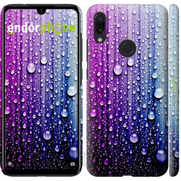 

Чехол на Xiaomi Redmi Note 7 Капли воды 3351m-1639, Пластик матовый
