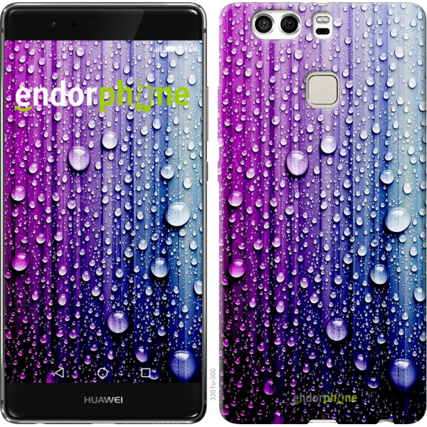 

Чехол на Huawei P9 Plus Капли воды 3351u-300, Силикон