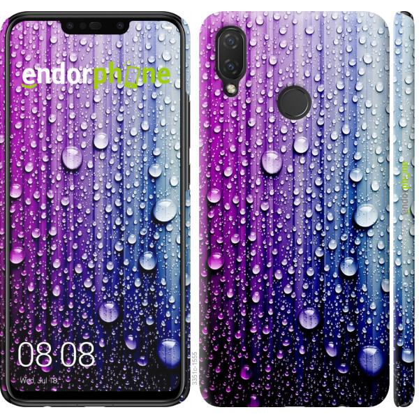 

Чехол на Huawei P Smart Plus Капли воды 3351u-1555, Силикон