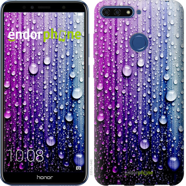 

Чехол на Huawei Honor 7A Pro Капли воды 3351u-1440, Силикон