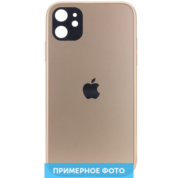 

TPU+Glass чехол GLOSSY Logo Full camera для Apple iPhone 7 plus / 8 plus (5.5") Золотой (161052)