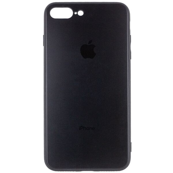 

TPU+Glass чехол GLOSSY Logo Full camera для Apple iPhone 7 plus / 8 plus (5.5") Черный (161054)