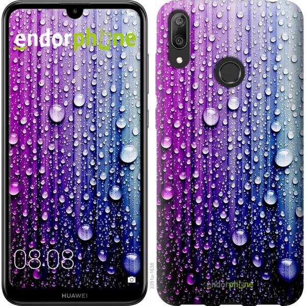 

Чехол на Huawei Y7 2019 Капли воды 3351u-1638, Силикон