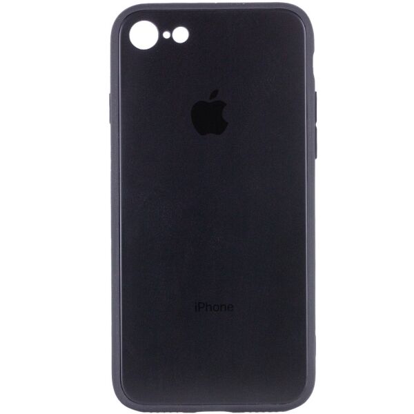 

TPU+Glass чехол GLOSSY Logo Full camera для Apple iPhone 7 (4.7'') Черный (161048)