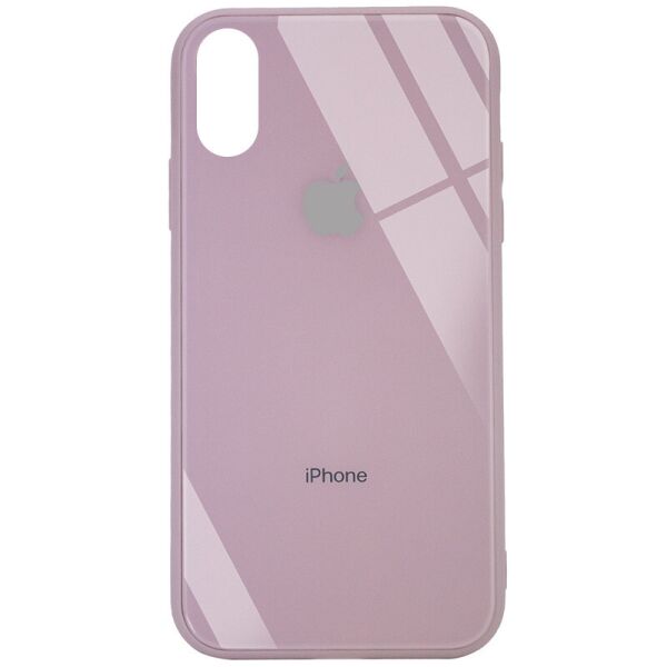 

TPU+Glass чехол GLOSSY Logo (opp) для Apple iPhone XS Max (6.5") Розовый / Pink Sand (159296)