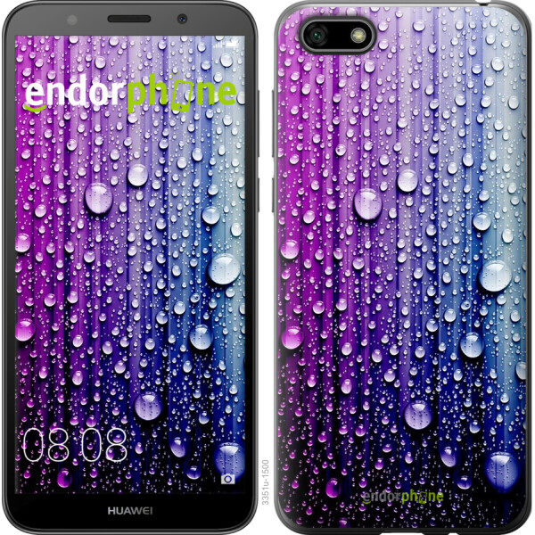 

Чехол на Huawei Y5 2018 Капли воды 3351t-1500, 2D пластик