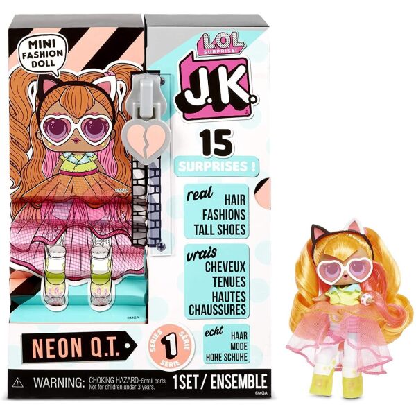 

Кукла ЛОЛ Леди Неон L.O.L. Surprise JK Neon Q.T. Mini Fashion Doll (570776)