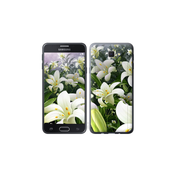 

Чехол на Samsung Galaxy J5 Prime Белые лилии 2686t-465