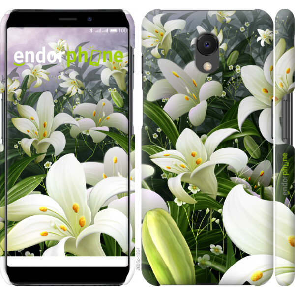 

Чехол на Meizu M6s Белые лилии 2686u-1364