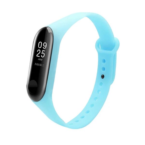 

Силиконовый ремешок Neon для Xiaomi Mi Band 3/4 Голубой (149421)