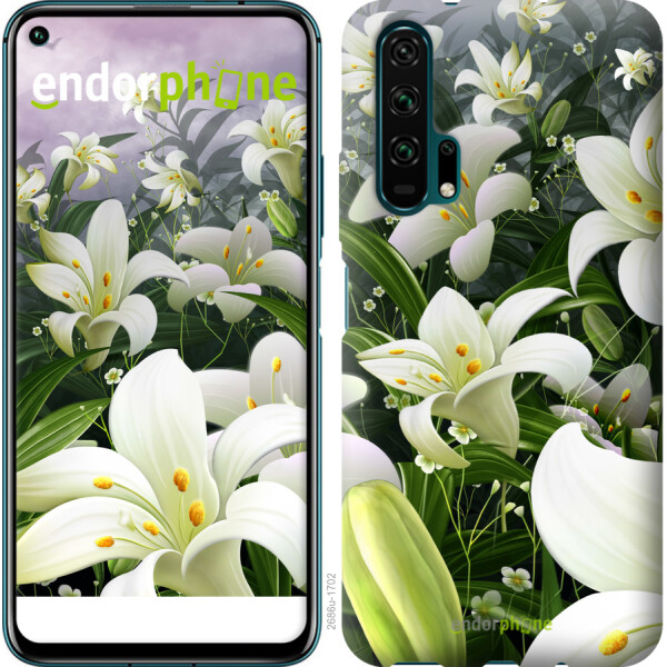 

Чехол на Huawei Honor 20 Pro Белые лилии 2686u-1702