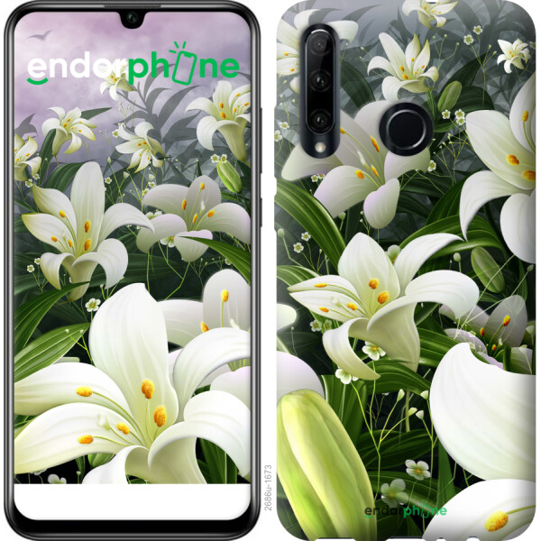 

Чехол на Huawei Honor 10i Белые лилии 2686u-1673
