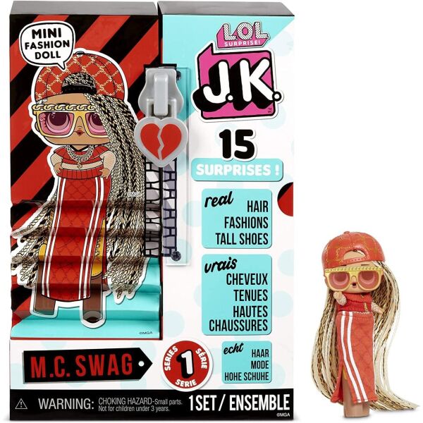 

Кукла ЛОЛ ЛЕДИ-DJ Сваг мини L.O.L. Surprise JK M.C. Swag Mini Fashion Doll (570769)