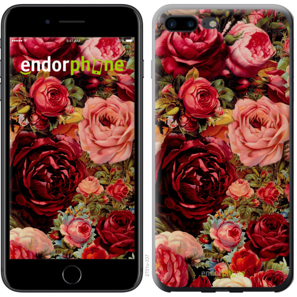 

Чехол на iPhone 7 Plus Цветущие розы 2701u-337, Силикон