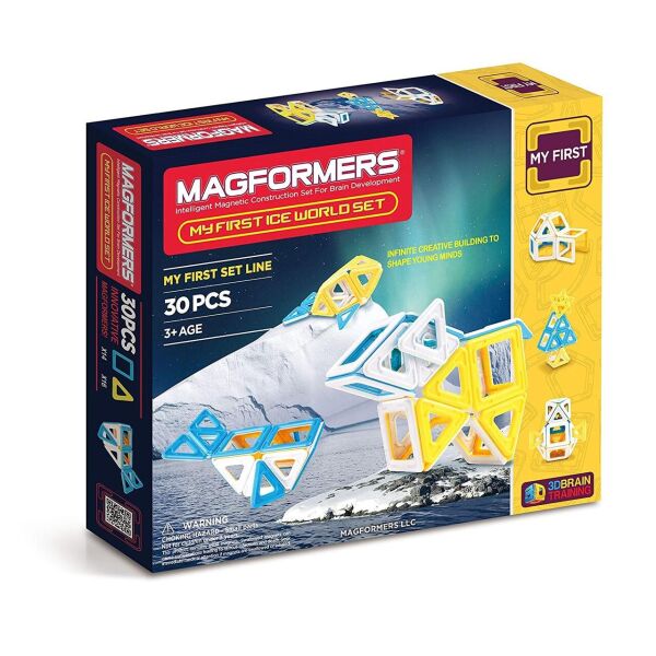 

Магнитный конструктор Magformers My First Ice World Set Мое первое путешествие в снежные края (702003)